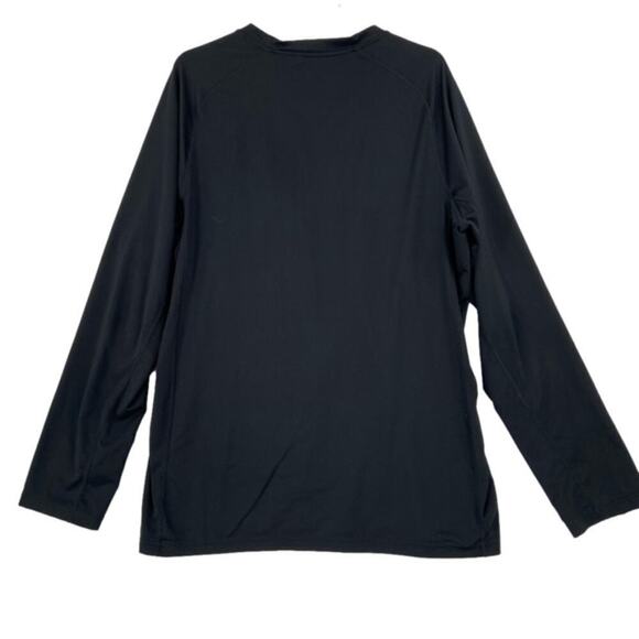 Eddie Bauer Long Sleeve Top Mens Size L Black FreeShade UPF Stretch Long Sleeve - Picture 6 of 9